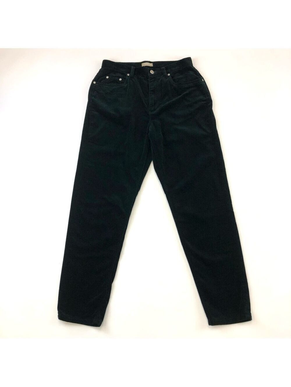 Vintage Liz Claiborne evergreen velour corduroy jeancut pants Fits 4-6